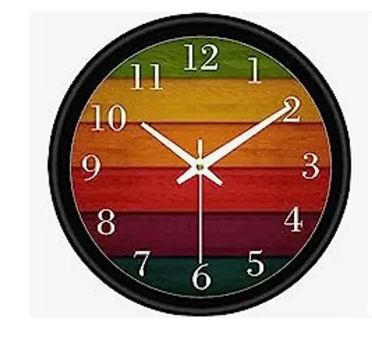 Designer Plastic Analog Wall Clock For Home Decoration Vol 2