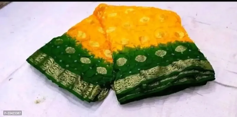 Stylish Art Silk Banarasi Zari Work Saree with Blouse Piece-thumb0