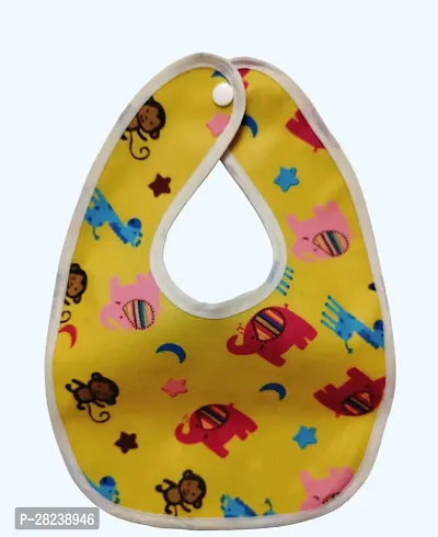 Waterproof Button Baby Bibs for Feeding Pack Of 3-thumb3