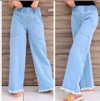 Trendy Fancy Full Length Stretchable Regular Women Denim Jeans For Girls-thumb2