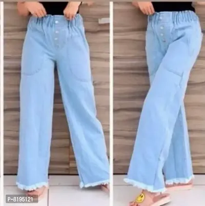 Trendy Fancy Full Length Stretchable Regular Women Denim JeansFor Girls-thumb3