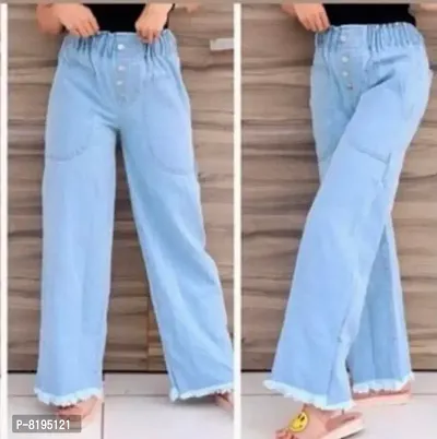 Trendy Fancy Full Length Stretchable Regular Women Denim Jeans For Girls-thumb3