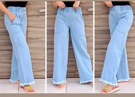 Trendy Fancy Full Length Stretchable Regular Women Denim Jeans For Girls-thumb3