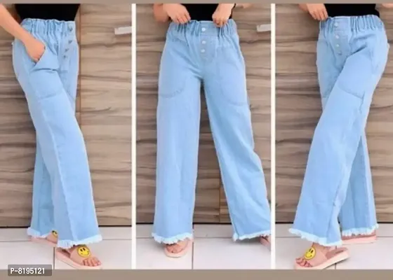Trendy Fancy Full Length Stretchable Regular Women Denim JeansFor Girls-thumb4
