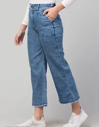 Trendy Stylish High Rise Denim Jeans For Women-thumb1