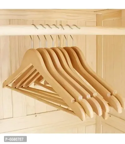 Wooden Hanger for Wardrobe (pack of 6)