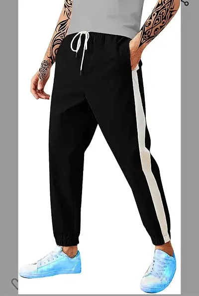 Mens Lycra Stylish Full Elastic Sport Wear Track Pant