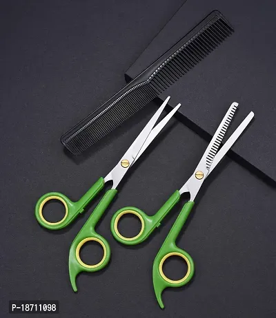 Home Hair Cutting Scissors Thinning Shears Set ? HITOPTY Razor Edge Hairdressing Scissors and 26-Teeth Texture Kits w/Comb for Professionals Beginners Barber Salon School Haircuts-thumb4