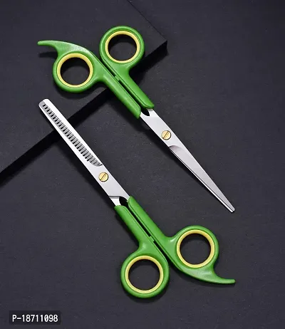 Home Hair Cutting Scissors Thinning Shears Set ? HITOPTY Razor Edge Hairdressing Scissors and 26-Teeth Texture Kits w/Comb for Professionals Beginners Barber Salon School Haircuts-thumb3