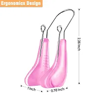 Nose Shaper Lifter Clip Pain-Free Soft Silicone Nose Corrector Nose Bridge Straightener Nose Slimming Device Nose Beauty Up Lifting Tool(Unisex) (Pink)-thumb4