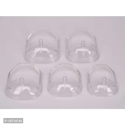 5 Sizes Set of French Beard or Goatee Shaving Template I Beard Outliner I Guide to Shave Goatee I Reduce Shaving Time I Perfect Symmetric Beard Every Time I Shave Perfect Beard at Home (Transparent)-thumb3