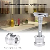 Anself Men?s Shaving Razor Stand Holder Aluminum Alloy Safety Razor Base Stand-thumb4