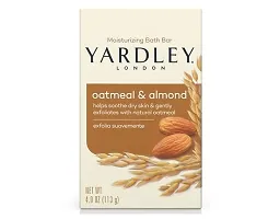 Yardley of London Naturally Moisturizing Bar Soap Oatmeal  Almond 4 /pack-thumb1