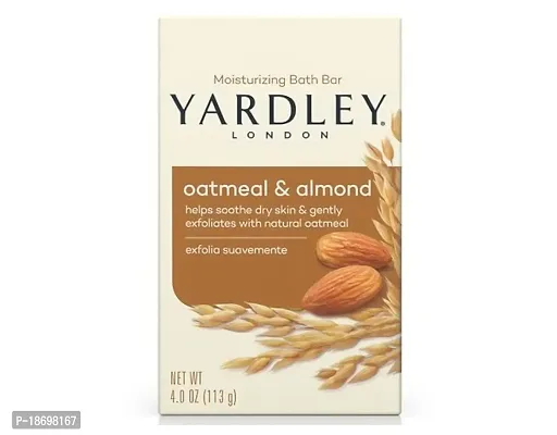 Yardley of London Naturally Moisturizing Bar Soap Oatmeal  Almond 4 /pack-thumb2