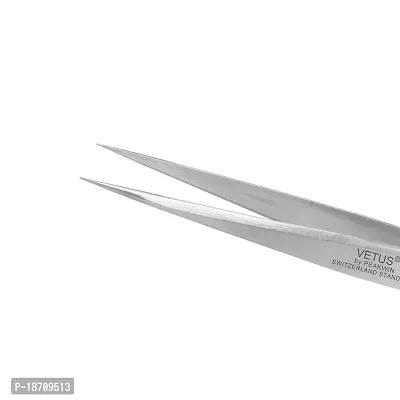 Vetus Tweezer Stainless Steel Non-Magnetic Pointed Tip Professional Eyelash Eyebrow Switzerland Standard St-16-thumb5