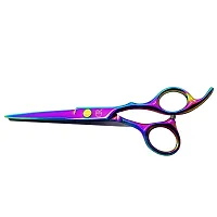 Professional Hair Cutting Shears,6 Inch Barber hair Cutting Scissors Sharp Blades Hairdresser Haircut For Women/Men/kids 420c Stainless Steel Rainbow Color-thumb4