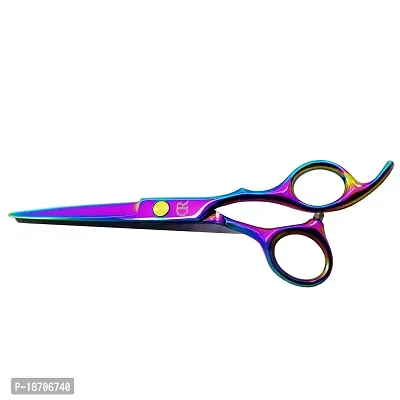 Professional Hair Cutting Shears,6 Inch Barber hair Cutting Scissors Sharp Blades Hairdresser Haircut For Women/Men/kids 420c Stainless Steel Rainbow Color-thumb5