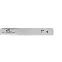 Vetus Tweezer Stainless Steel Non-Magnetic Pointed Tip Professional Eyelash Eyebrow Switzerland Standard St-16-thumb3