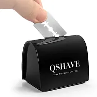 QSHAVE Blade Disposal Case Safe Storage Bank for Used Safety Razor Blades 2 PCS-thumb2