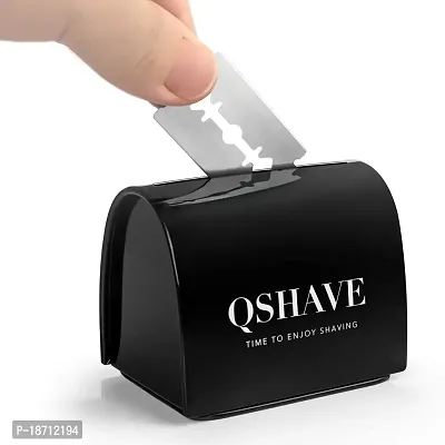 QSHAVE Blade Disposal Case Safe Storage Bank for Used Safety Razor Blades 2 PCS-thumb3