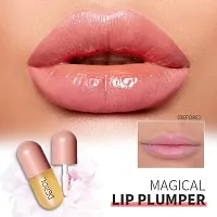 Natural Lip Plumper, Plant Extracts Plumping Lip Serum,Lip Enhancer, Lip Plumping Balm, Moisturizing Clear Lip Gloss for Fuller Lips  Hydrated Beauty Lips 5.5ml-thumb4