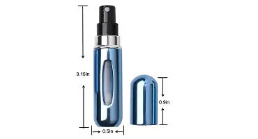 Timiili Perfume atomizer cologne bottles refillable perfume bottles mini size for travelling and outgoing (Red, Pink, Silver, Black)-thumb1