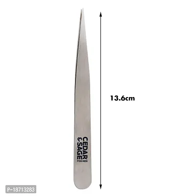 Men's Stainless Steel Tweezer Duo Set-thumb3