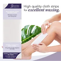 Satin Smooth Large Non-Woven Cloth Waxing Strips, 100 Count-thumb4