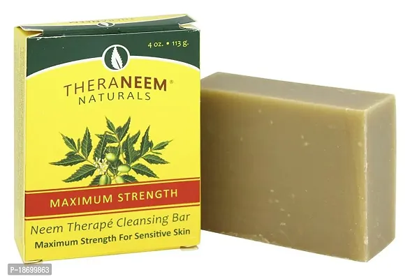 Maximum Strength Neem Oil Soap, Fragrance Free 4 oz by Organix South