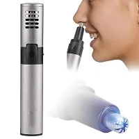 Nose Hair Trimmer USB Charging Electric Nose Hair Trimmer Portable Nose Hair Trimmer for Men and Women(Silver Gray)-thumb2