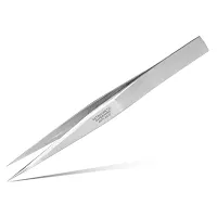 Vetus Tweezer Stainless Steel Non-Magnetic Pointed Tip Professional Eyelash Eyebrow Switzerland Standard St-16-thumb2