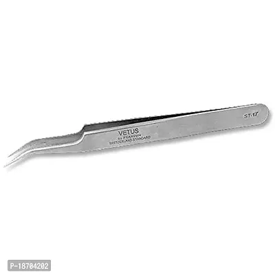 Vetus Slighty Curved St-17 Tweezers for Eyelash Extension-thumb2