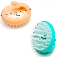 Luxxii Hair Scalp Massage Shampoo Brush Massager (Assort Color_2 Pack)-thumb1