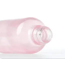 1PC Pink Glass Spray Bottle Container Press Bottles For Fine Mist Moisturizing Watering Perfume Cologne (100ML/3.4oz)-thumb3