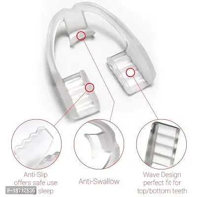 Anti Teeth-Grinding Dental Guard-Ready to use-No Boiling or Molding, Slim, Sleek and Comfortable Works for Upper and Lower Jaw, relieves pain and corrects TMJ and Bruxism-thumb3