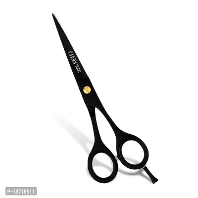 FacAtilde;?n Professional Razor Edge Barber Hair Cutting Scissors - Japanese Stainless Steel - 6.5 Length - Fine Adjustment Tension Screw - Salon Quality Premium Shears (The Bravo)