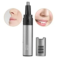 Nose Hair Trimmer USB Charging Electric Nose Hair Trimmer Portable Nose Hair Trimmer for Men and Women(Silver Gray)-thumb1