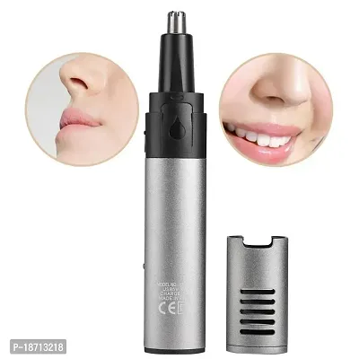 Nose Hair Trimmer USB Charging Electric Nose Hair Trimmer Portable Nose Hair Trimmer for Men and Women(Silver Gray)-thumb2