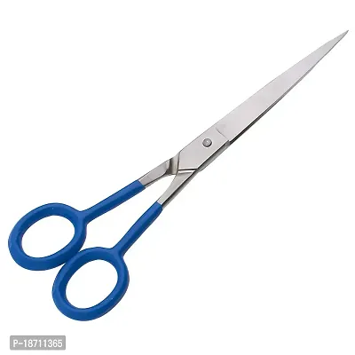 7 Ultra Sharp Professional Straight Barber Scissors, Stainless Steel Hair Cutting Shears For Men  Women w/Soft Easy Grip Handles-thumb0