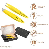 Tweezty Mini Tweezer Set (Yellow)-thumb3