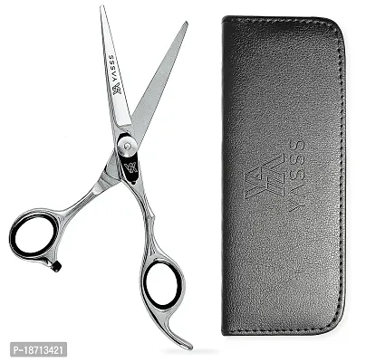 Yasss Professional Hair Cutting Scissors - 6.5 Inches - Sharp Hair Shears For Home Use - Hair Scissors With Handcrafted Stainless Steel Blades - Lightweight Barber Scissors With Safety Case