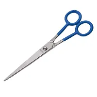 7 Ultra Sharp Professional Straight Barber Scissors, Stainless Steel Hair Cutting Shears For Men  Women w/Soft Easy Grip Handles-thumb3