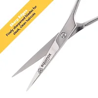 Equinox International Professional Shears with Finger Rest - Ice Tempered Barber Hair Cutting Scissors - 6.5 Inches - Stainless Steel Rust Resistant Hair Scissors-thumb3