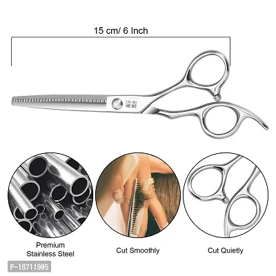 Thinning Shears, Fcysy 6?euro;? Professional Sharp Hair Thinning Scissors, Barber Texturizing Shears, Salon Haircut Blending Shears for Cutting Hair??OElig;Layering Scissors for Man Woman Kids-thumb2