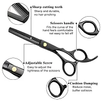 Hair Cutting Scissors Thinning Shears, Professional Haircut Scissors Stainless Steel, 6.5 Inches Sharp Barber Scissors, Hair Cutting Shears for Women, Men, Adults and Kids, Hair Scissors-thumb1