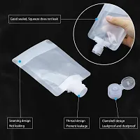 RIIEYOCA Portable Travel Liquid Clear Plastic Empty Packaging Bag(8pcs) (30ml)-thumb4