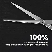 Hair Cutting Scissors,Theirsova 6.5 Inch Professional Barber Haircut Scissors Stainless Steel Hairdressing Shears with Sharp Blades for Salon or Home Use for Women Men Kids-thumb1