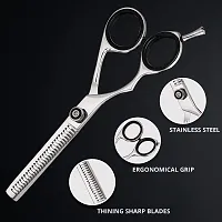 NEW - GUZEL Beauty Hair Thinning Scissors - Hair Texturizing Scissors - Haircutting Scissors - 100% High Carbon Stainless Steel With A Beautiful Adjustable Tension Knob-thumb2