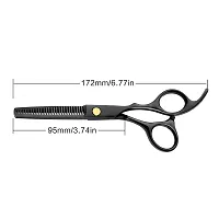 Hair Cutting Scissors Thinning Shears, Professional Haircut Scissors Stainless Steel, 6.5 Inches Sharp Barber Scissors, Hair Cutting Shears for Women, Men, Adults and Kids, Hair Scissors-thumb2