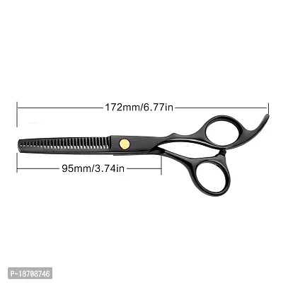 Hair Cutting Scissors Thinning Shears, Professional Haircut Scissors Stainless Steel, 6.5 Inches Sharp Barber Scissors, Hair Cutting Shears for Women, Men, Adults and Kids, Hair Scissors-thumb3